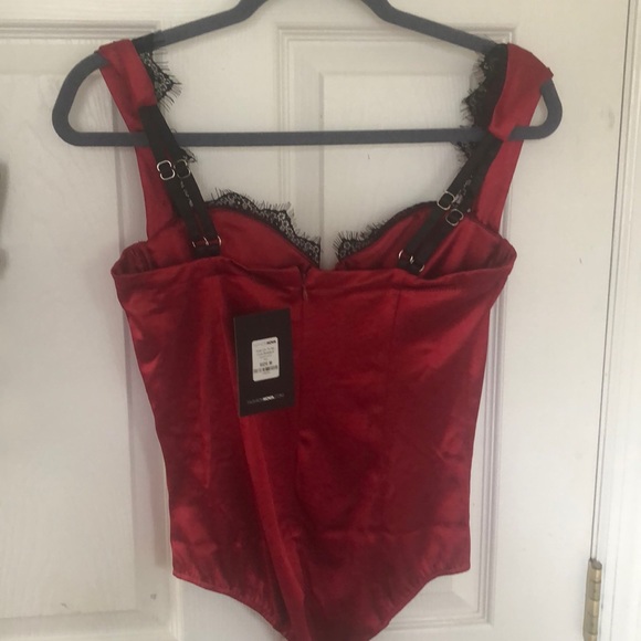 Hold on to my Love Bodysuit- Red- Fashion Nova - Picture 4 of 4